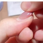Press it evenly on your nail
